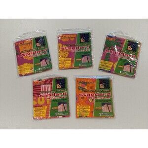 NEW Lot of 5 No Boundaries Y2K Standard Book Covers Stretch Tropical Academia